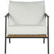 Milan Stinson White Outdoor Armchair